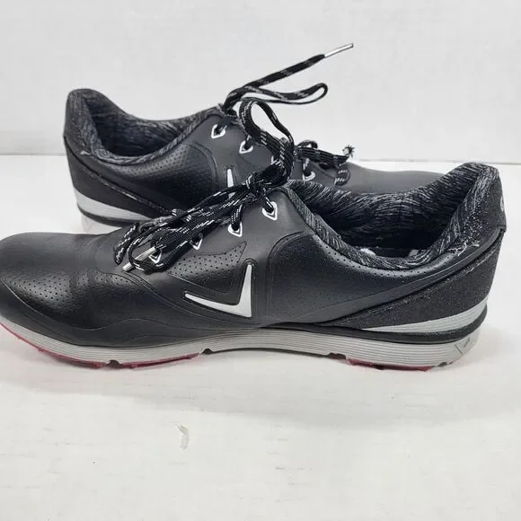 Callaway Halo Women's 10.5 B Black Golf Shoes All‎ Spikes Included - Picture 10 of 14